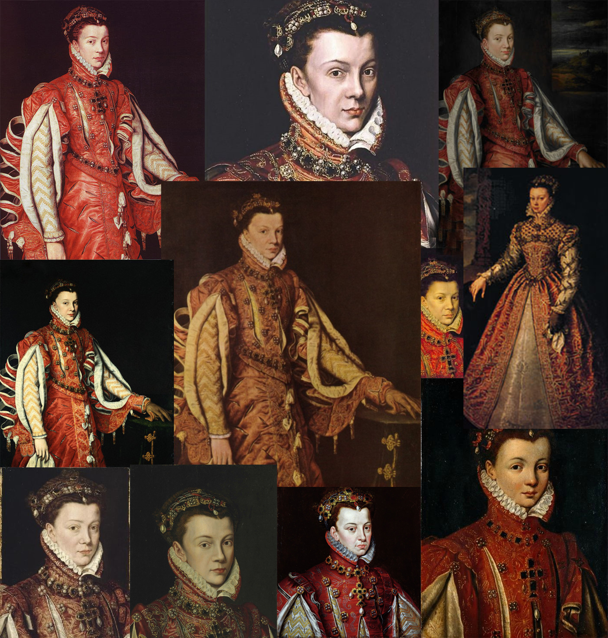 Fig. 2. Collage of all the portraits 