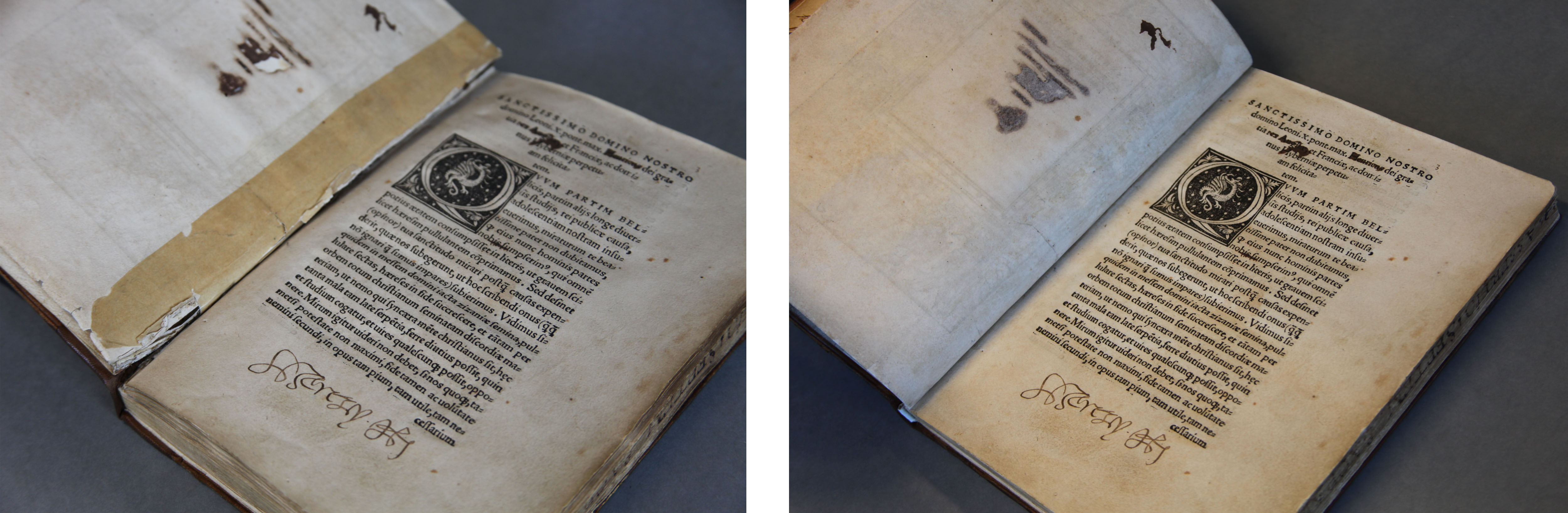 We haven’t finished talking about him… Henry VIII’s book is on the bench for some treatment