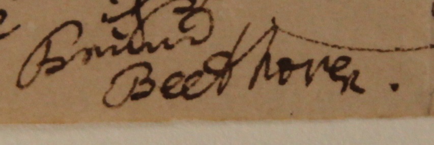 Beethoven’s signature